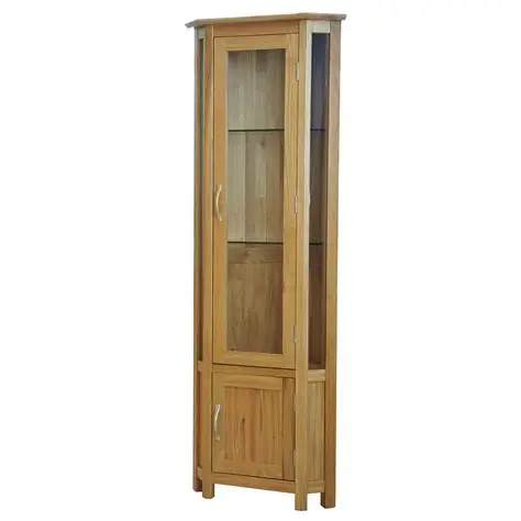 
Custom made Wooden Home Furniture Modern Storage Corner Cabinet For Display 