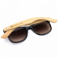 

150107 Superhot Eyewear Custom Logo Sun glasses Bamboo Sunglasses