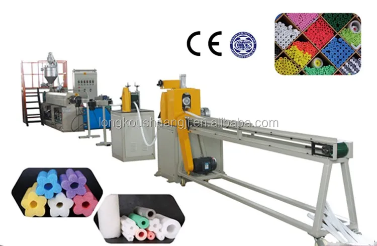 Hot sale pe foam pipe in air conditioning extrusion machine