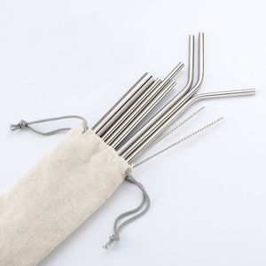 Eco friendly hot sale stainless steel wholesale metal straws