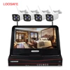 LOOSAFE 4CH 960P wireless camera system ip WIFI camera nvr kit with 10 inch screen