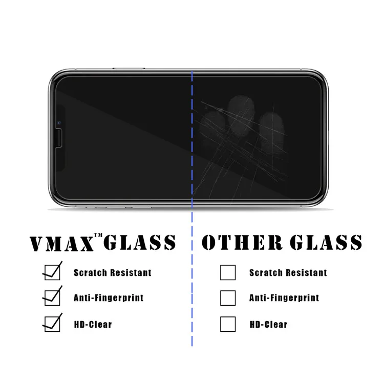 2.5d Anti Blue Ray Light Tempered Glass Screen Protector For Iphone X
