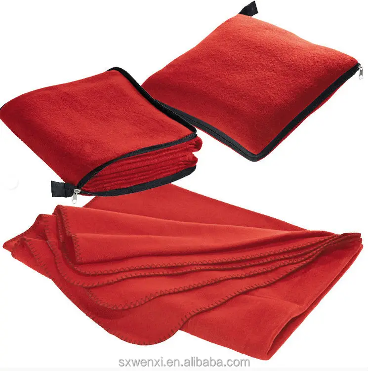 Hot Selling 100 Polyester Waterproof Polar Fleece Portable Pillow