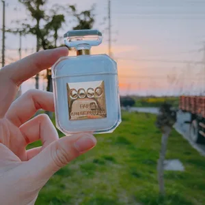 Perfume Bottle Design AirPod Case Earhook Chain