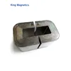 Metglas core amorphous core ferrite magnets for high saturation flux density