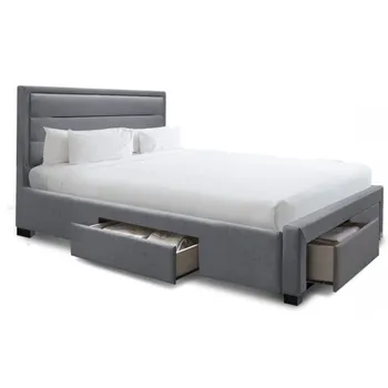 Upholstered Bed Frame With 4 Drawer Storage Base Buy Upholstered