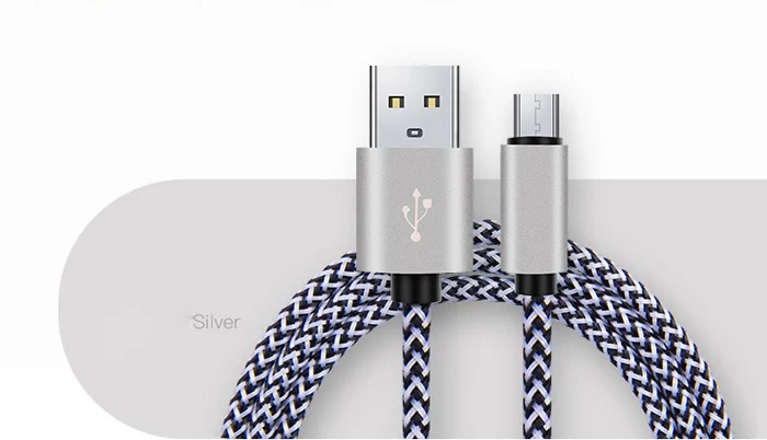2018 Braided Nylon Aluminum Fast Speed 1Meter Usb Type C Cable , High Quality Micro Usb Cable