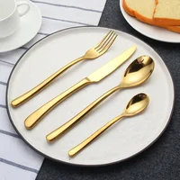 

Cutlery set stainless steel spoons forks and knives for events cutlery gold set