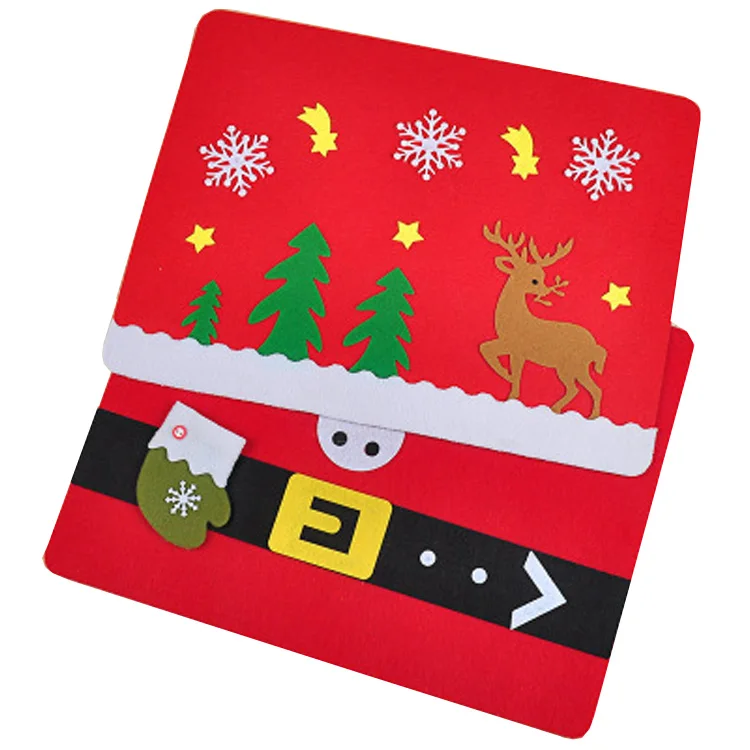 Handmade Reindeer Christmas Felt Placemat Buy Christmas Felt Placemat,Reindeer Christmas Felt