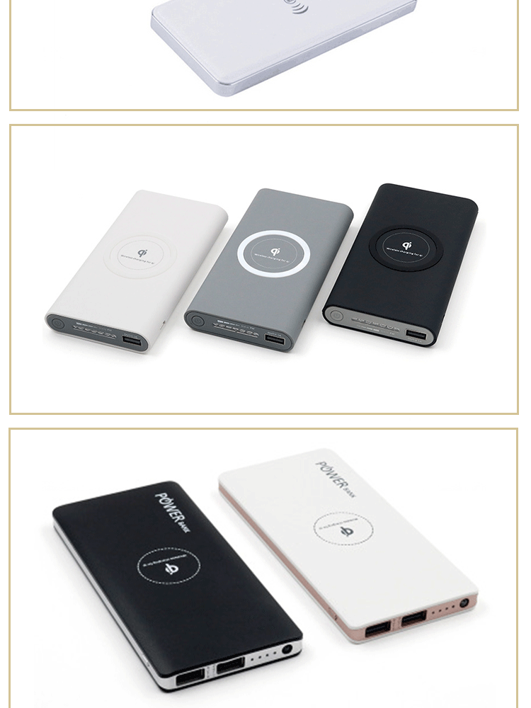 wireless power bank charger, factory 10000mah slim Power Banks - ANKUX.COM