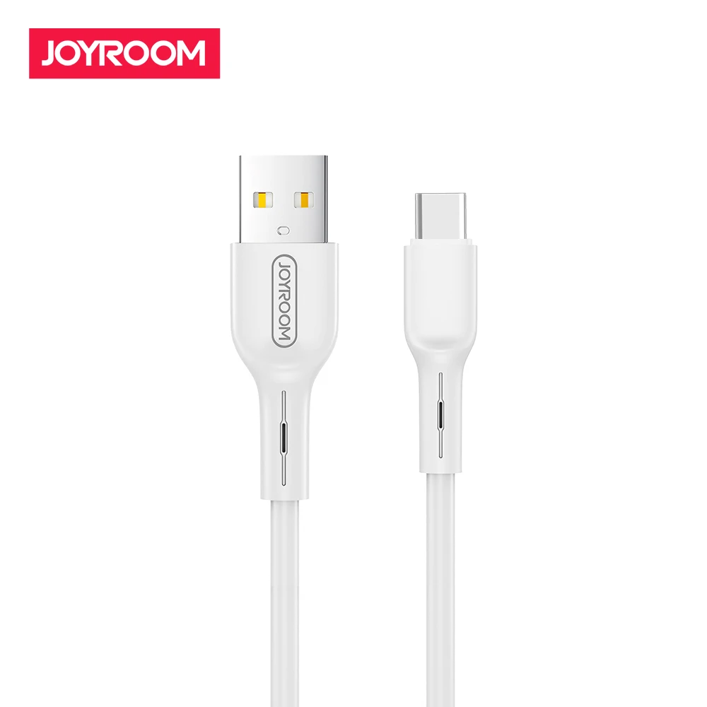 

Joyroom mobile phones newest colorful data sync cheap usb c charging cable for android, White/black/pink/blue