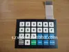 24 button with 4 colors overlay graphic sticker/ membrane switch panel
