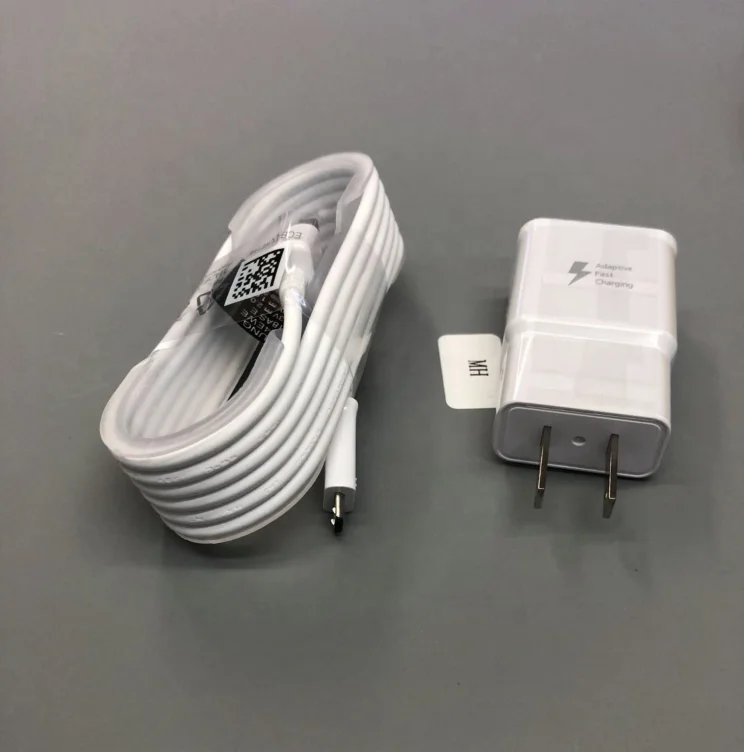 
2 In 1 EU US UK Fast Charging Plug with 1.2M/1.5M Micro Usb Cable Travel Adapter For Samsung Galaxy S7 S6 Usb Wall Charger 