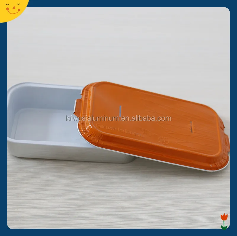 food packing container with colorful lids