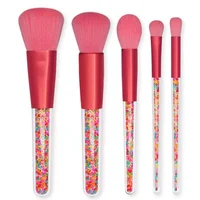 

Ready To Ship Wholesale Private Label Make up Brushes Cosmetics 5 pcs Candy Handle Makeup Brush Set for Girls