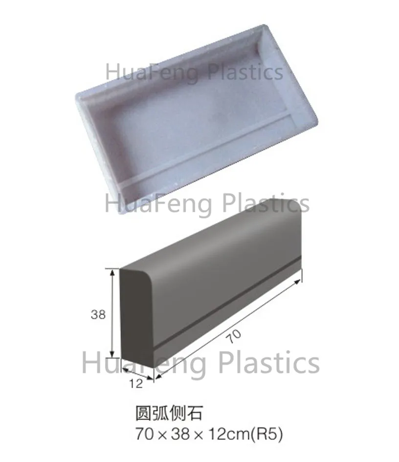 Road Edge Concrete Interlock Kerbstone Tiles Mould Buy Concrete