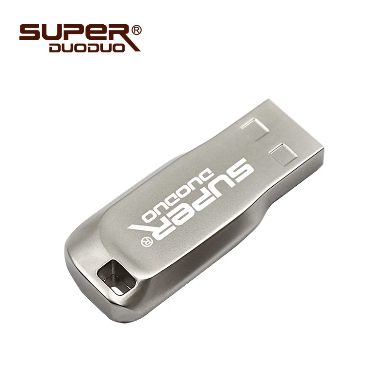 

superduoduo metal usb flash drive 16gb usb 2.0 cheap usb memory silver pen drive stick 4gb 64gb 8gb flash drives bulk pendrives