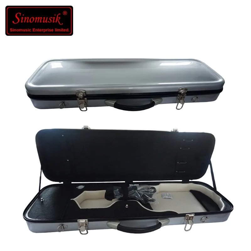 Oblong Shape Carbon Fiber Violin Case With Grey Color Buy Oblong