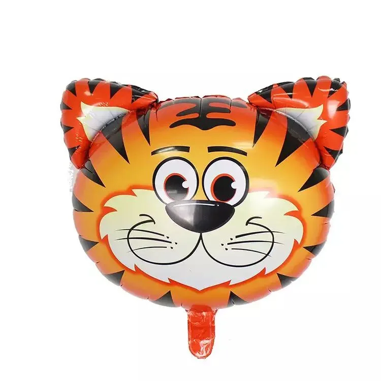 Inflatable Large Animals Lion Monkey Tiger Zebra Foil Balloon Birthday Decoration