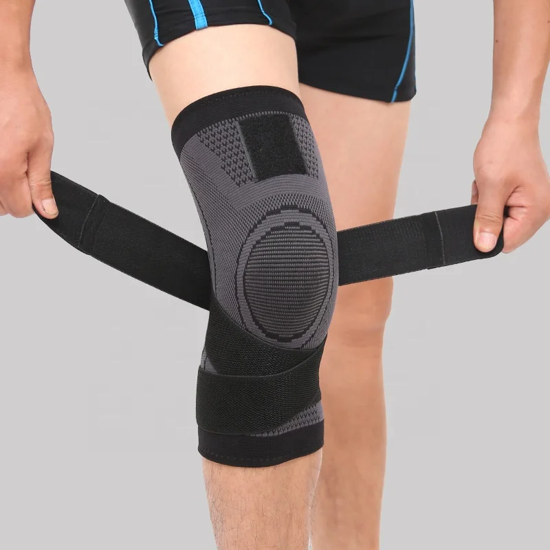 
Adjustable Gym powerlifting pro soft wrap weight lifting sports direct knee brace Protective Compression support sleeves 