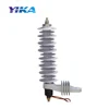 YIKA surge arrestor 33kv polymer with bracket arresters for arrester type 36kv