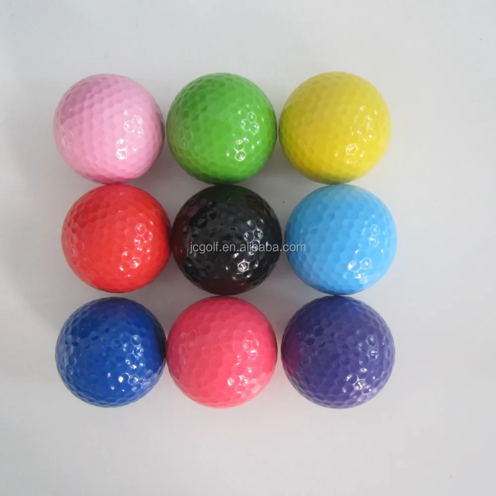 

Assorted colored Indoor Outdoor Putting Mini Golf Course golf ball