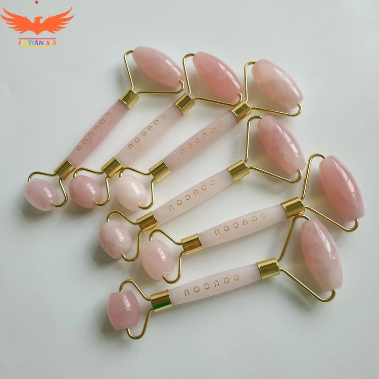 

2019 hot jade omni massage roller massager 145*45*22mm rose quartz for sale factory direct wholesale body