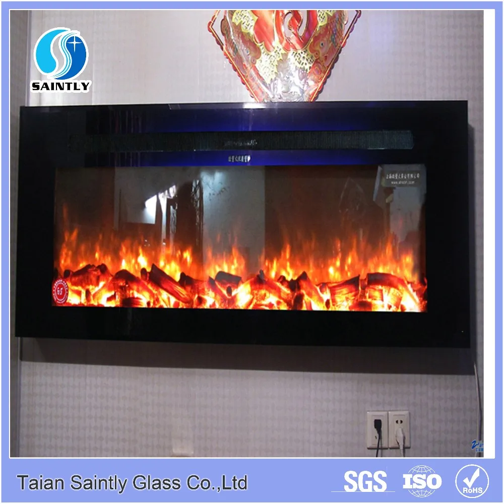 Ceramic Glass Clear Float Glass Tempered Glass Fireplace Screen