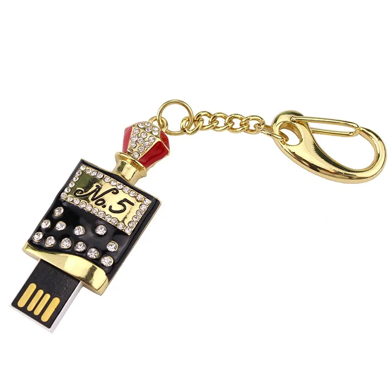 Famous Perfume Shape Jewelry Usb 2.0 3.0 Usb Flash Drive 2GB 4GB - ANKUX.COM