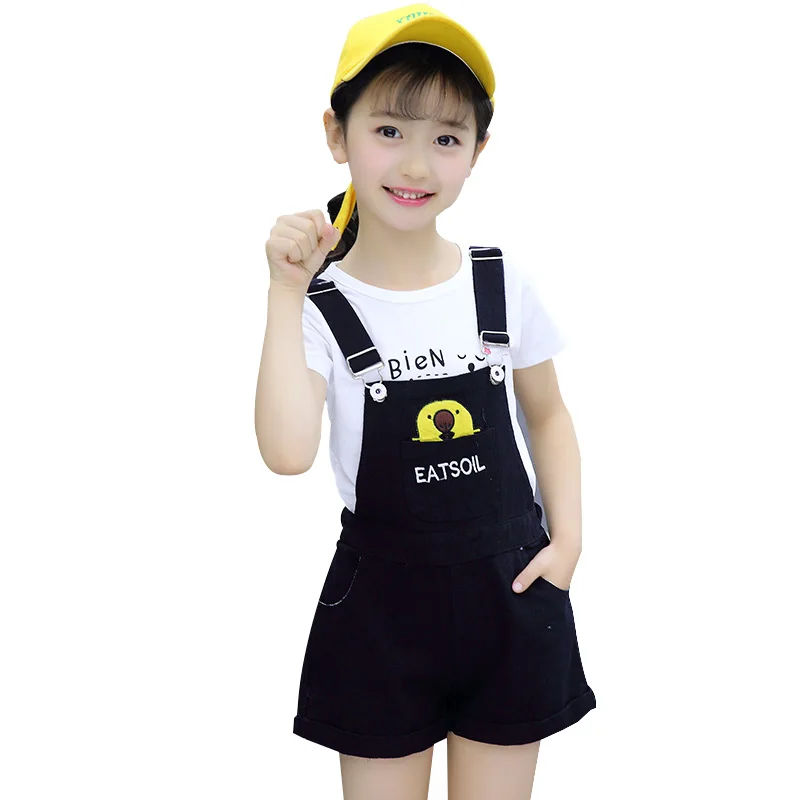 

New Style Fashion T shirt Girls Suits Boutique Kids Clothing Set, Pink/black/yellow