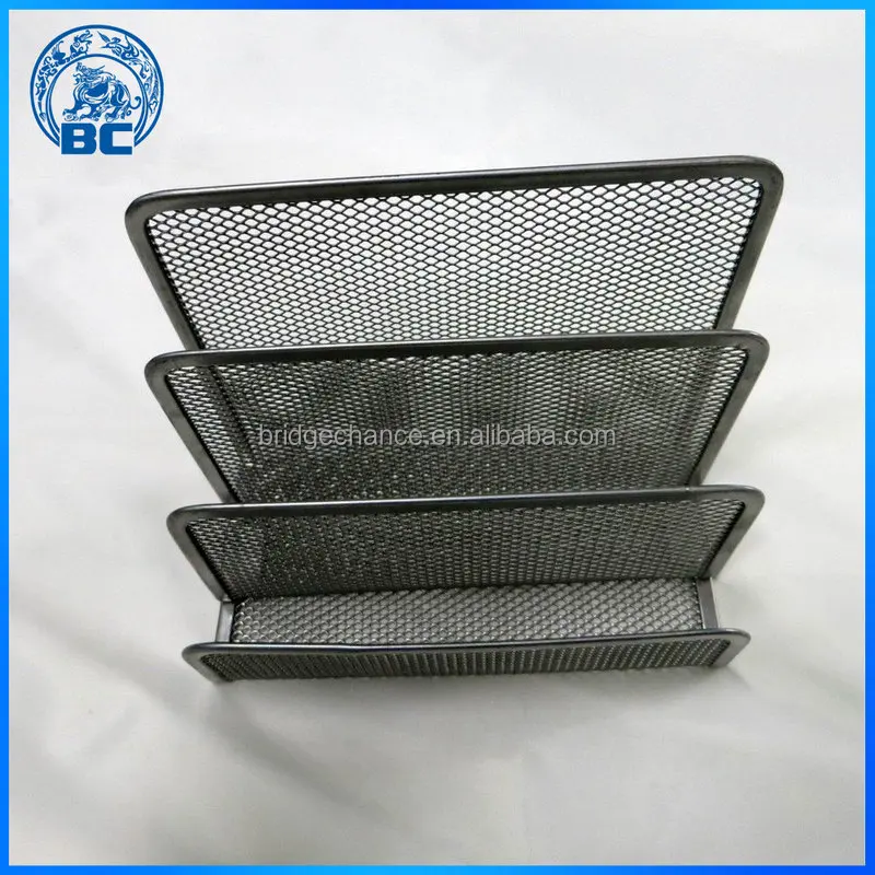 
4 Divided Paper And Letter Organizer,Desktop Letter Holder 