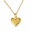 Allen House Jewelry Top Selling Unique Handmade 18k gold engraving loving NANA heart stainless steel pendant necklace
