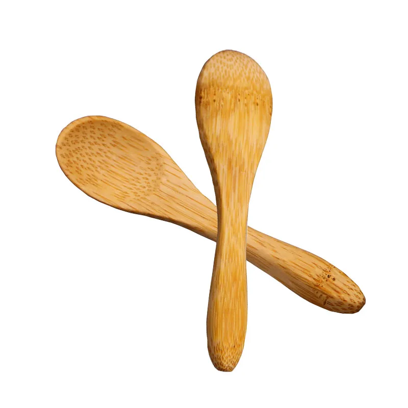 Ecofriendly Small Spoon Bamboo Mini Baby Spoon Wood Ice Cream Mini