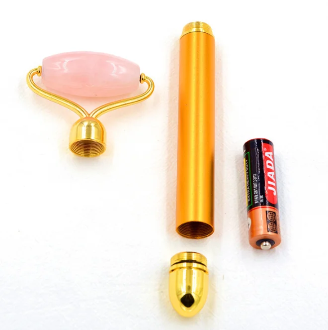 
Popular products electric face lifting V shape skin care beauty massage vibrator tool mini natural jade face massager 