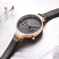 

NAVIFORCE Women Fashion Blue Quartz Watch Lady Leather Watchband High Quality Casual Waterproof Wrist Watch Women Watch 2019