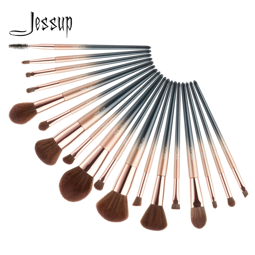 

Jessup Beauty 18pcs Makeup Brushes Set Powder Eyeshadow Blending Brushes T264