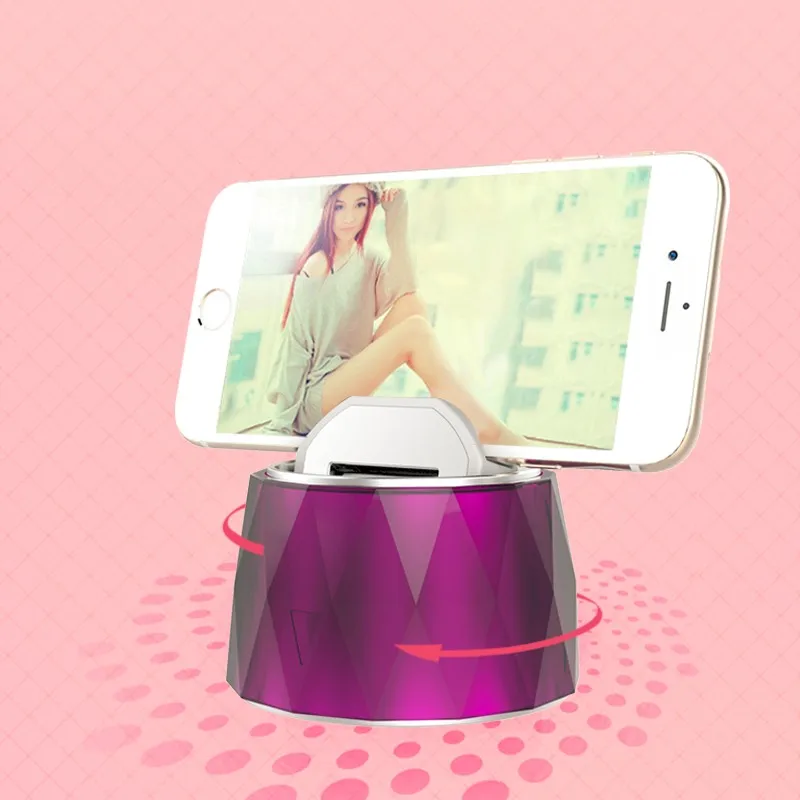 360 degree Auto face detection selfie robot with Android / IOS / bluetooth