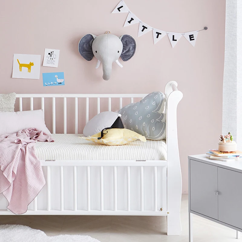 Ins explosion Nordic children's home cartoon felt animal head wall three-dimensional hanging room wall decoration