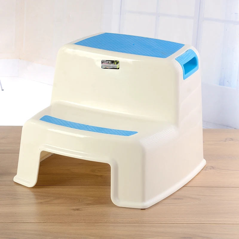 Baby Products 2 Steps Plastic Firm Portable Tall Stool Child Step Baby Products 2 Steps Plastic Firm