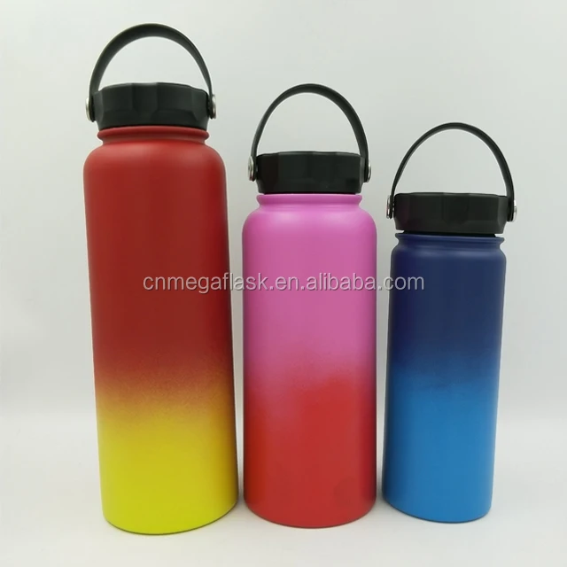 

18OZ-40OZ Hydro Wide Mouth Double Wall Stainless Steel Vacuum Flask With Flex Lid, Customized