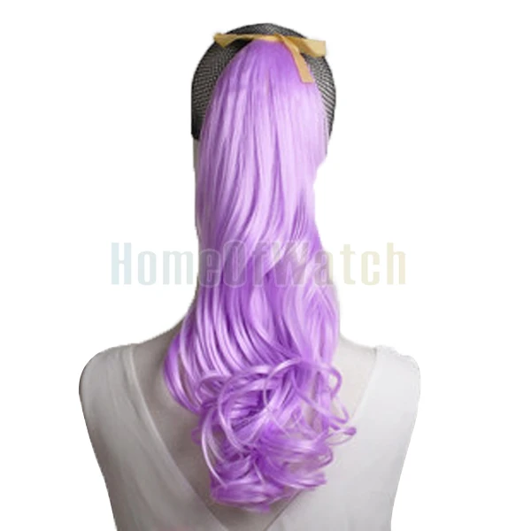 purple hair extensions