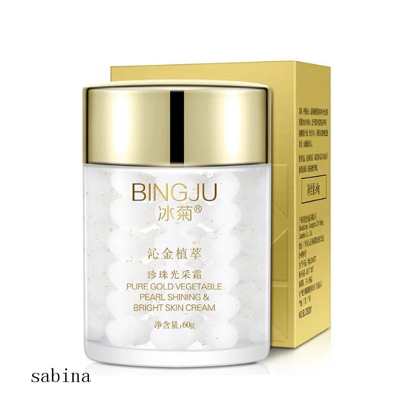 

Bingju Pure Gold Pearl Cream For Anti Wrinkle And Whiten, Milk white