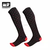 Graduated classic dots travel jogging knee high compression socks 10-20mmHg
