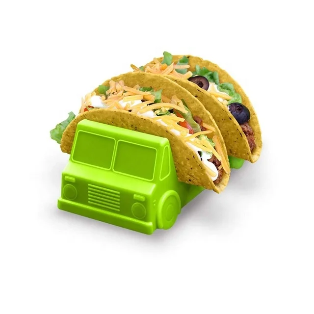 Truck Shape Food Grade Plastic Food  Cornmeal Burritos Holder Taco Holder Display Holders Kitchen Food Rack Shell