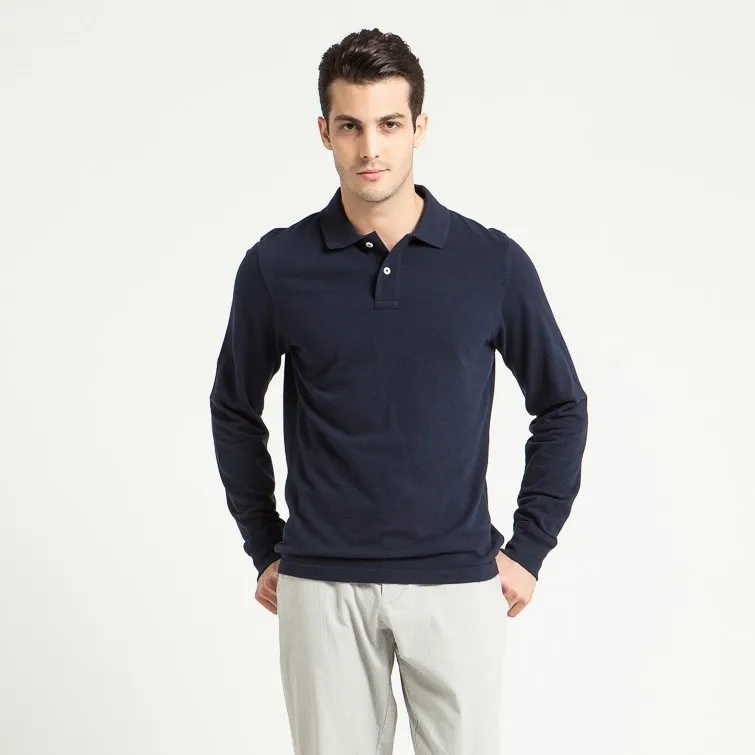 Long Sleeve Polo Shirts For Men Office Uniform Design Long Sleeve Polo Shirts For Men Office Uniform Design Shirt