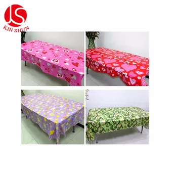 Valentine's day 9-inch plates: party at lewis elegant party supplies Printed Beautiful Tablecloth For Valentine's Day - Buy Valentine