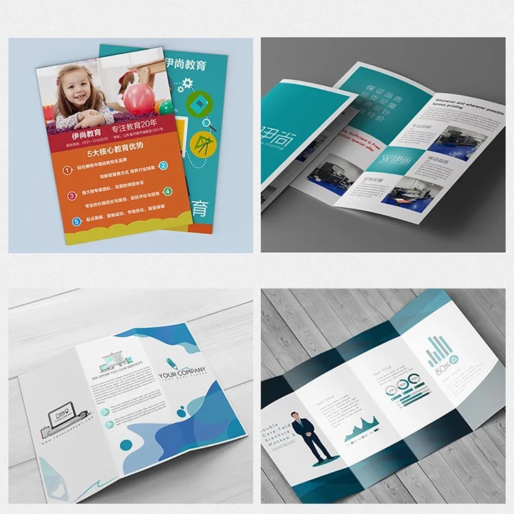 
Custom A2 A3 A4 A5 commercial poster / leaflet / flyer/menu printing wholesale 
