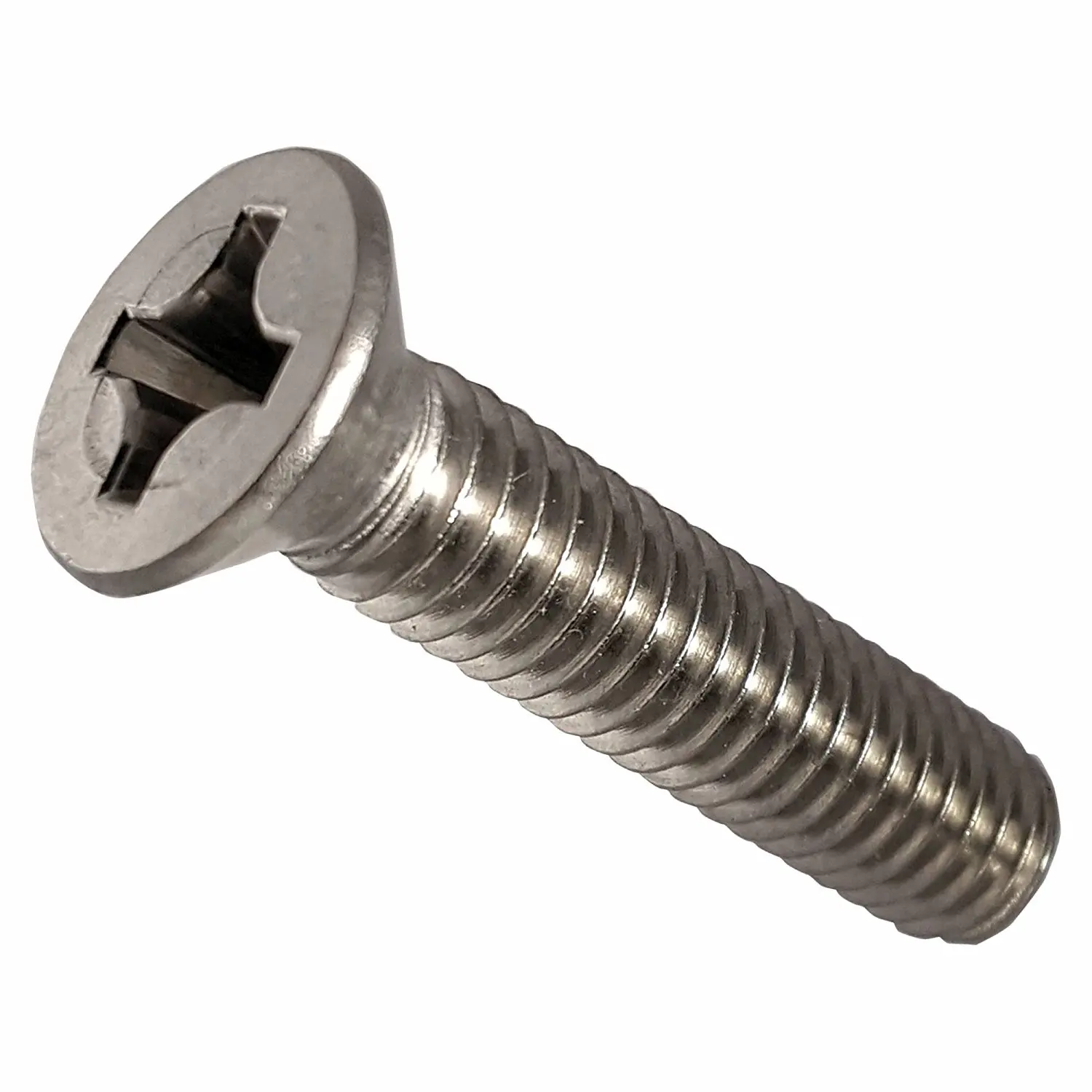 Buy 1/420 x 51/2" Flat Head Machine Screws, Phillips Drive, Stainless