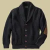 Top selling shawl neck man fashion knitted cardigan wholesale sweater