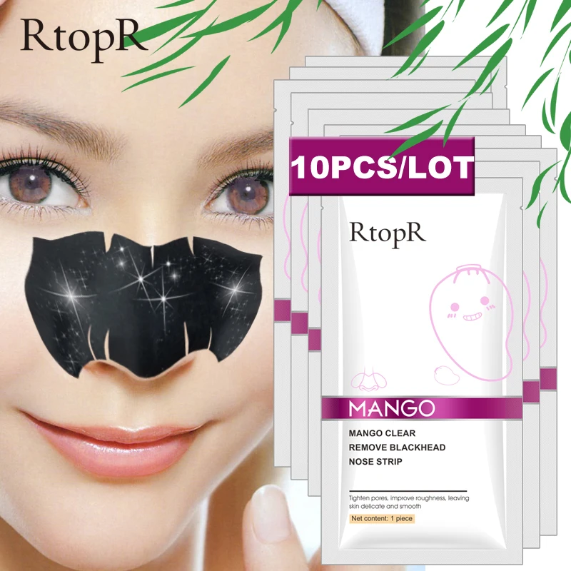 

Mango Blackhead Remover Nose Mask Acne Treatment Pore Strip Face Lift Firming Peeling T Zone Care Oil-control Skin